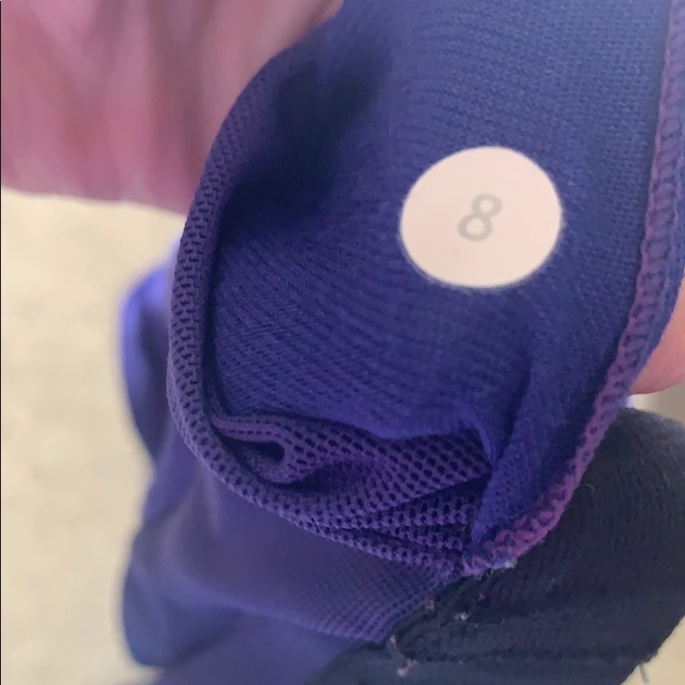 Lululemon purple tank size 8